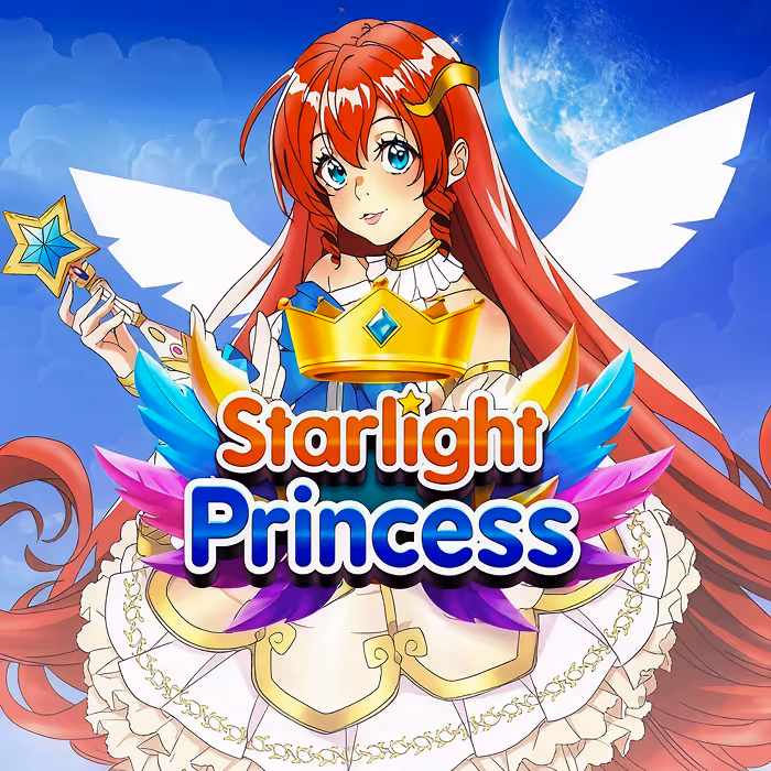 Starlight Princess anime-style slot with cascading symbols and free spins