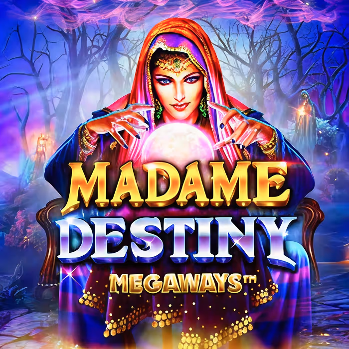 Madame Destiny mystical fortune teller slot with expanding symbols and free spins