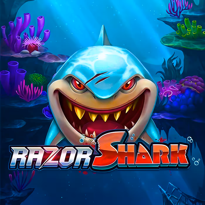Razor Shark underwater themed slot with mystery symbols and bonus rounds